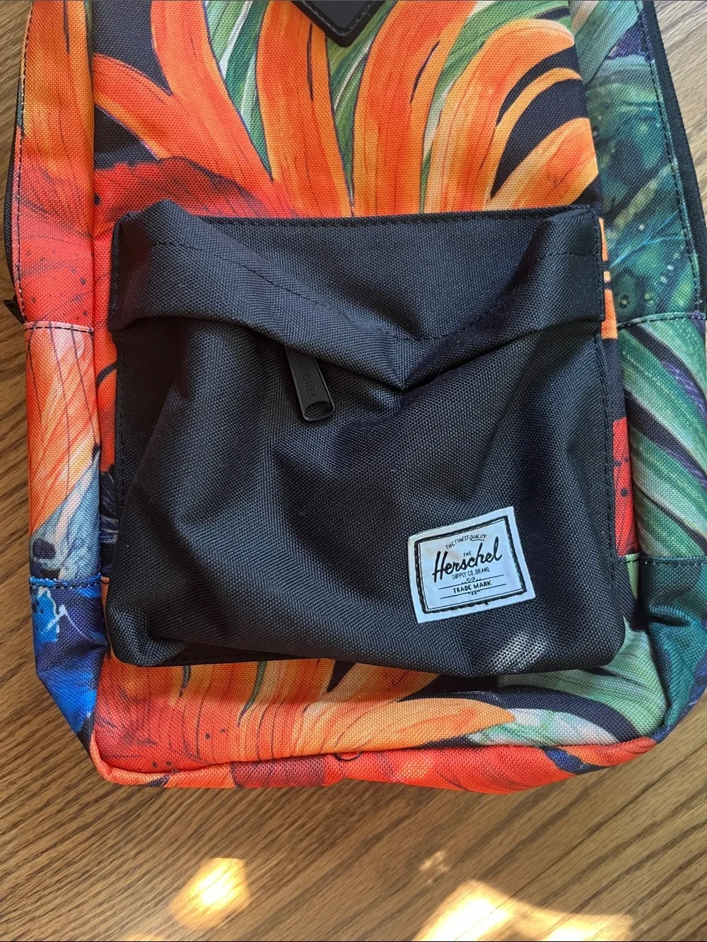 Herschel Supply Co. Heritage Crossbody Watercolor Flower Black